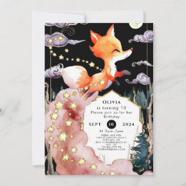 Convites Boho Children's Fox Birthday