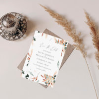 Boho Cobre & Pampas & Floral Salvar a Data