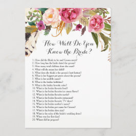 Convites Boho como bem você conhece a noiva?