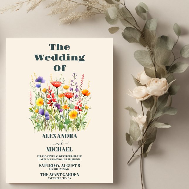 Convites Boho Country Floral (Criador carregado)