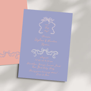 Convites Boho Doodle Retro Pastels Casamento Manuscrito