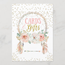 Convites Boho Dreamcatcher Cards Gifs Sinal 5x7"