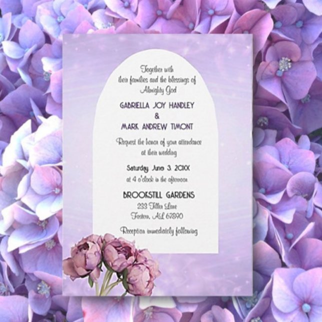 Convites BOHO Elegance! Graceful Wedding Flat Invitation (Criador carregado)