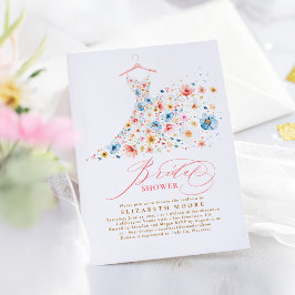 Convites Boho Elegant Wildflower Floral Chá de panela