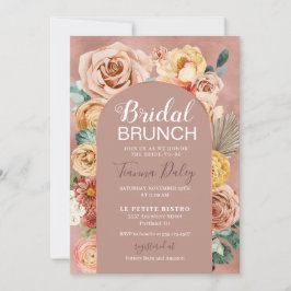 Convites Boho Fall Floral Bridal Brunch