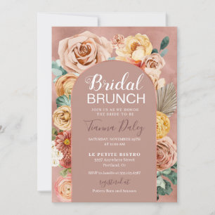 Convites Boho Fall Floral Bridal Brunch