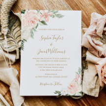 Boho Floral Blush Pink e Sage Green Weds