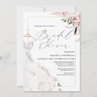 Boho Floral - Chá de panela De Vestido
