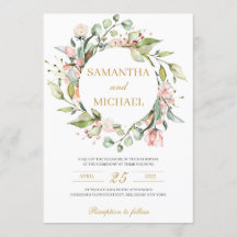 Boho floral cor-de-rosa-verde-azul