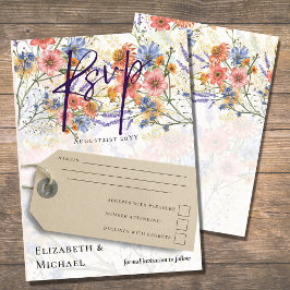 Convites Boho Floral RSVP