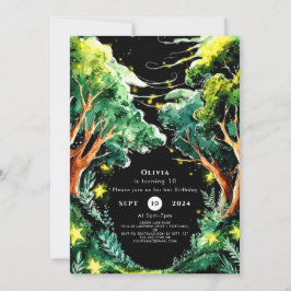 Convites Boho Forest Woodland Birthday