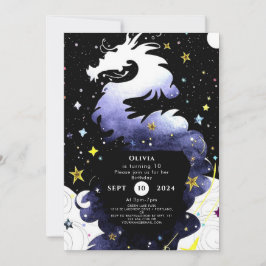 Convites Boho Fun Magic Dragon Birthday