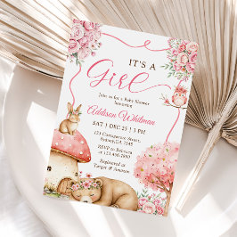 Convites Boho Girl Chá de fraldas