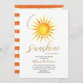 Convites Boho Hello Sunshine chá de fraldas
