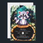 Convites Boho Kids Raccoon Birthday<br><div class="desc">Tire a sua celebração festiva com o nosso "Convite de Aniversário Boho Kids Raccoon". Estes convites apresentam um traje desportivo de guaxinim, ilustrado com cinzas, ao estilo da boêmia, como uma faixa de cabeceira com penas e um cachecol com padrões, colocado sobre um fundo de padrões coloridos, brilhantes e elementos...</div>