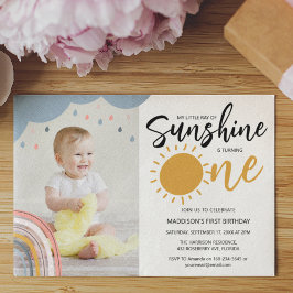 Convites Boho Little Ray Da Sunshine Foto De Primeiro Anive