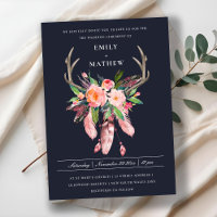 BOHO MARINHO BLUSH ANTLER DREAM CATCHER FLORA WEDD