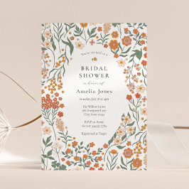 Convites Boho Meadow Wildflower Chá de panela