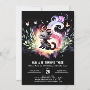 Convites Boho Minimalista Tiger Birthday