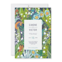 Boho Modern Floral Lily do Casamento do Vale