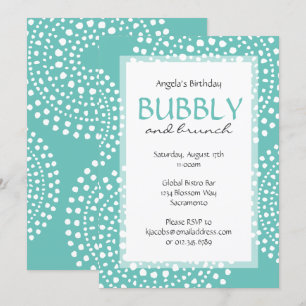 Convites Boho Mosaico Tribal Birthday Aqua