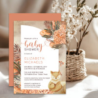 Boho Palm Deixa Hydrangeas Chá de fraldas
