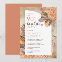Boho Palm Folaves | Festa de aniversário Hydrangea