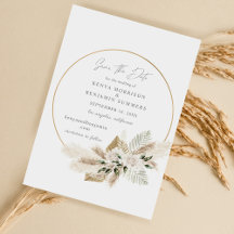 Boho Palm Pampas Grass Floral Salvar Data