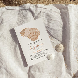 Convites Boho Pequena Sereia Está A Caminho Do Chá de frald