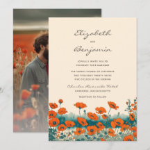 Boho Photo Floral Wildflower Wedding