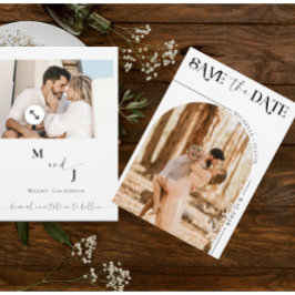 Convites Boho Photo | Modern Salve o Dia 
