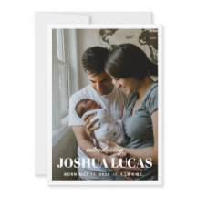 Boho Photo Wedding Save the Date Card