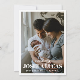 Convites Boho Photo Wedding Save the Date Card