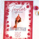 Convites Boho Pink Wilers Frame, Foto de Bat Mitzvah<br><div class="desc">Os convites de taco mitzvah botânico vínico são perfeitos para paletas cor azul-mauve e marinho. Ao redor de flores selvagens e Star of David são um belo toque final para sua foto. Este belo convite de morcego rosa mitzvah é versátil para temas de cabeleireiro, cor-de-rosa, cinzas azuis e festa de...</div>