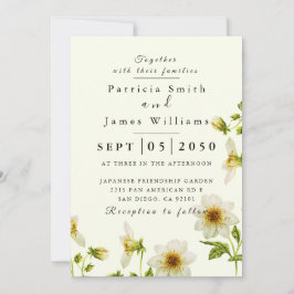 Convites Boho Primavera Wild Flower Wedding Invitati