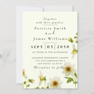 Convites Boho Primavera Wild Flower Wedding Invitati