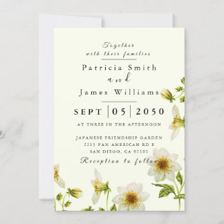 Convites Boho Primavera Wild Flower Wedding Invitati