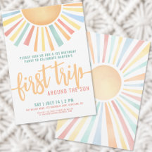 Boho Primeira Viagem ao redor do Sol 1º Aniversári