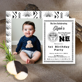 Convites Boho Primeira viagem em torno da festa do primeiro