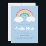 Convites Boho Rainbow Party Blue Boy Kids<br><div class="desc">Este tema do design de Coleção de Chás de fraldas Arco-Íris Boho com um Boho Arco-Íris Simplesmente Adorável em um palete cor rosa, azul ou verde celebra seu aniversário e Chá de fraldas muito especiais. Personalize isso com os detalhes de sua festa de aniversário e chá de fraldas de forma...</div>