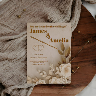 Convites Boho Rustic | Elegant Wedding