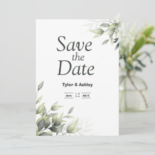 Convites Boho Sage Floral Elegant Wedding