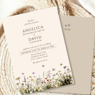Convites Boho Selvagens Borboletas Casamento