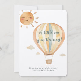 Convites Boho Simplicity Bem-vindo Pequeno Um Chá