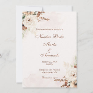 Convites Boho Spain Wedding