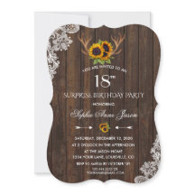 Boho Sunflower Antlers Madeira 18ª Festa de aniver