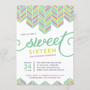 Convites Boho Sweet XVI