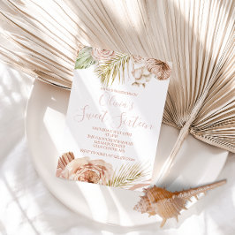 Convites Boho Sweet XVI Floral 16º Aniversário