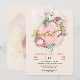 Convites Boho Teapot | Rosa Rosa Rosa Rosa Rosa Rosa Rosa C