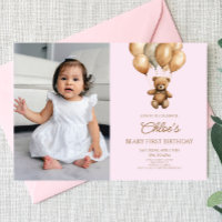 Boho Teddy Bear Bear First Party